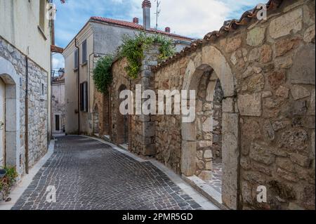 Fornelli, italian municipality of 1,883 inhabitants in the province of Isernia in the Molise region. It is part of the circuit of the most beautiful v Stock Photo