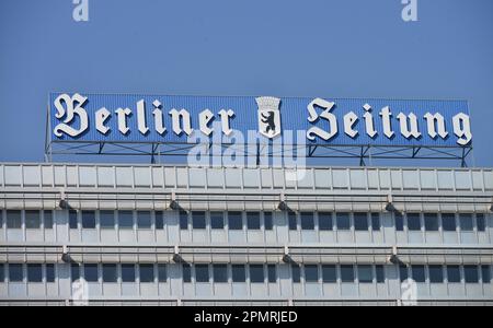 Berliner Verlag, Berliner Zeitung, Karl-Liebknecht-Strasse, Alexanderplatz, Mitte, Berlin, Germany Stock Photo