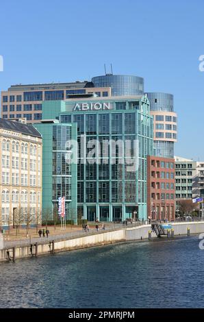 Hotel Abion, Industrial Park, Spreebogen, Meierei Bolle, Alt-Moabit, Moabit, Berlin, Germany Stock Photo