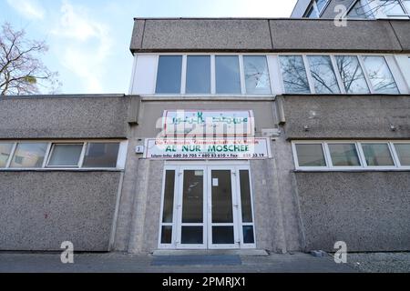 Al Nur Mosque, Haberstrasse, Neukoelln, Berlin, Germany Stock Photo