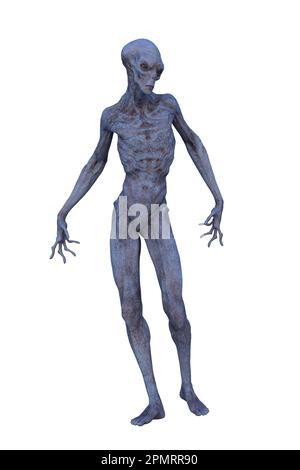 Scifi Alien Man with Blue Skin, 3D Illustration, 3D rendering Stock Photo -  Alamy