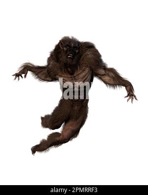 3D illustration mutant monster isolated on white background Stock Photo ...