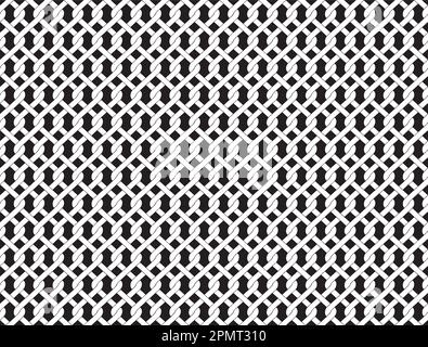 Illustration of chain link fence seamless with black in background Stock Vector