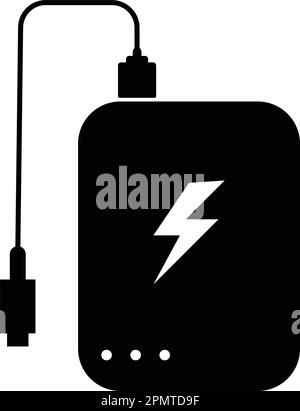 powerbank icon vector template design Stock Vector