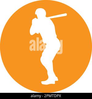 baseball player icon vektor illustration design Stock Vector