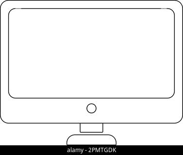 monitor vector icon illuatration dsign Stock Vector Image & Art - Alamy