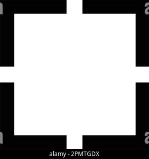 full screen mode icon and zoom out,signs and symbols,vector simple design. Stock Vector