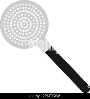 Colander Icon, Kitchen Cullender Utensil Icon Vector Art Illustration Stock Vector