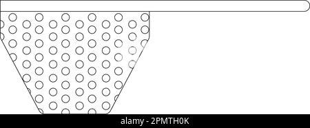 Colander Icon, Kitchen Cullender Utensil Icon Vector Art Illustration Stock Vector
