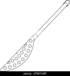 Colander Icon, Kitchen Cullender Utensil Icon Vector Art Illustration Stock Vector