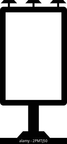 Billboard, Icon, Hoarding, Vector Art Illustration Stock Vector Image ...