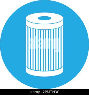car oil filter icon vector illustration symbol design Stock Vector