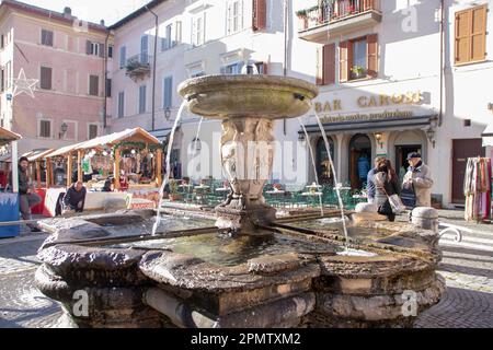 At Castelgandolfo - Italy - On december 2018 - the fountain by  Bernini Stock Photo