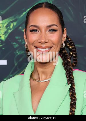 Los Angeles, United States. 14th Apr, 2023. LOS ANGELES, CALIFORNIA, USA - APRIL 14: British singer, songwriter, actress and activist Leona Lewis arrives at the Los Angeles Premiere Of Apple TV  Original Series 'Jane' Season 1 held at the California Science Center at Exposition Park on April 14, 2023 in Los Angeles, California, United States. (Photo by Xavier Collin/Image Press Agency) Credit: Image Press Agency/Alamy Live News Stock Photo