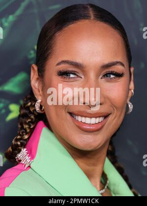 Los Angeles, United States. 14th Apr, 2023. LOS ANGELES, CALIFORNIA, USA - APRIL 14: British singer, songwriter, actress and activist Leona Lewis arrives at the Los Angeles Premiere Of Apple TV  Original Series 'Jane' Season 1 held at the California Science Center at Exposition Park on April 14, 2023 in Los Angeles, California, United States. (Photo by Xavier Collin/Image Press Agency) Credit: Image Press Agency/Alamy Live News Stock Photo