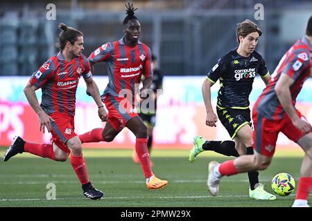 Jacopo Fazzini Empoli Michele Castagnetti Cremonese during the