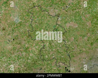 Buckinghamshire, administrative county of England - Great Britain. High resolution satellite map Stock Photo