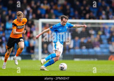 Chesterfield Forward Liam Mandeville (7) Eastleigh Defender Vincent 