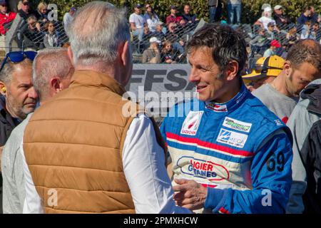 LE CASTELLET, FRANCE, April 9, 2023 : French driver Soheil Ayari during the fifth French Historic Grand Prix on Circuit Paul Ricard Stock Photo