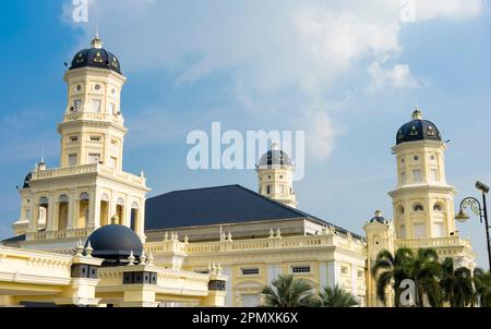 Sultan Abu Bakar State Mosque Building, Masjid,  Johor Bahru, Malaysia Stock Photo