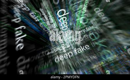 Deep fake hoax false and ai manipulation headline news across ...
