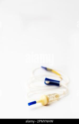 IV Infusion Set with Needle Stock Photo