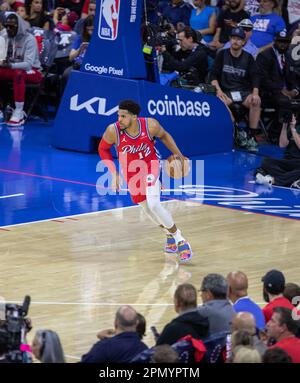 Philadelphia, USA, April 15th 2023: Tobias Harris (12 Sixers) dunk