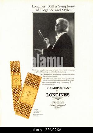 Longines watch ad hi res stock photography and images Alamy