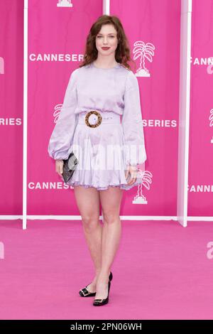 Cannes, France. 15th Apr, 2023. Carolina Jurczak poses on the pink carpet during the 6th Canneseries International Festival on April 15, 2023 in Cannes, France. Photo by David Niviere/ABACAPRESS.COM Credit: Abaca Press/Alamy Live News Stock Photo