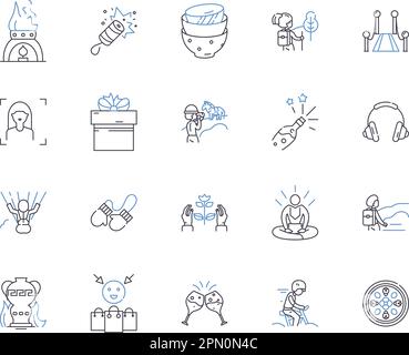 Craft line icons collection. Artisan, Handmade, DIY, Creativity, Design ...