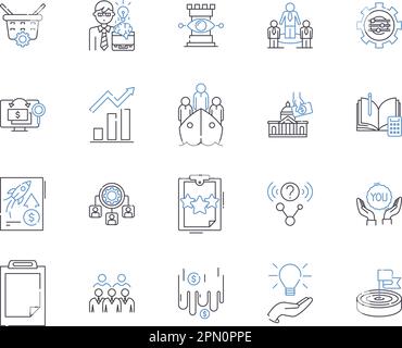 Entrepreneurship line icons collection. Creativity, Innovation ...