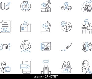 Stakeholder management and analysis concept icons set Stock Vector ...