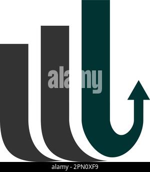 financial advisor logo template. Icon Illustration Brand Identity. Isolated and flat illustration. Vector graphic Stock Vector