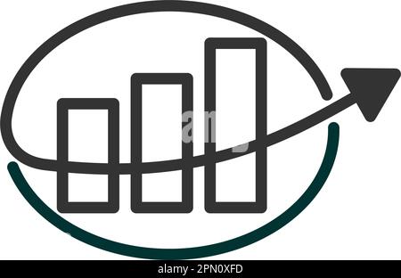 financial advisor logo template. Icon Illustration Brand Identity. Isolated and flat illustration. Vector graphic Stock Vector