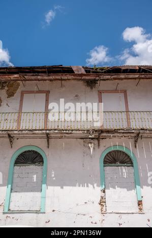 Panama City, Panama - April 1, 2023: Views of Panama City's amazing Old Quater. Stock Photo