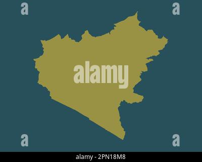 Hinckley and Bosworth, non metropolitan district of England - Great Britain. Solid color shape Stock Photo