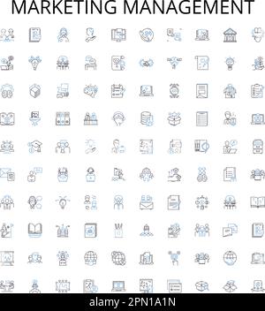 lead marketing generation icons set vector Stock Vector Image & Art - Alamy