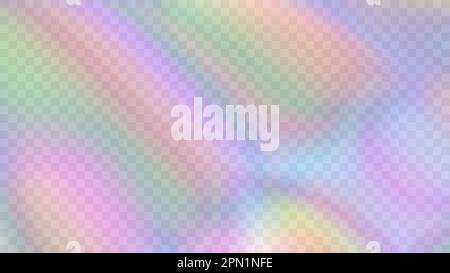 Modern blurred gradient background in trendy retro 90s, 00s style. Y2K  aesthetic. Rainbow light prism effect. Hologram reflection. Poster template  for Stock Vector Image & Art - Alamy