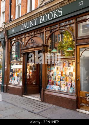 Daunt Books Marylebone Bookshop on the 16th November 2022 in London, England.  Credit: SMP News Stock Photo