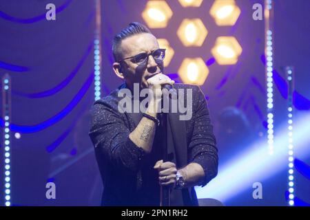 Padua, Italy. 15th Apr, 2023. Moda perform at Gran Teatro Geox, in Padua, Italy, on April 15, 2023. (Photo by Mimmo Lamacchia/NurPhoto) Credit: NurPhoto SRL/Alamy Live News Stock Photo