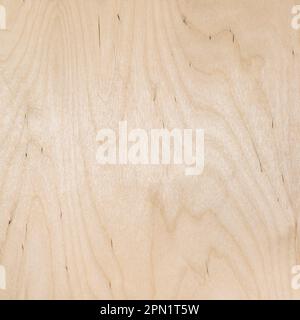 natural wooden background - birch plywood surface Stock Photo