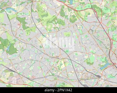 Local Harrow Map London Borough of Harrow, london borough of England - Great Britain ...