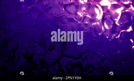 nice purple distressed organic contour forms - abstract 3D illustration Stock Photo