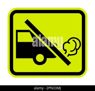 Do Not Switch On Engine Symbol Stock Vector