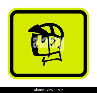 Face Shield, Occupational Safety And Health Stock Vector