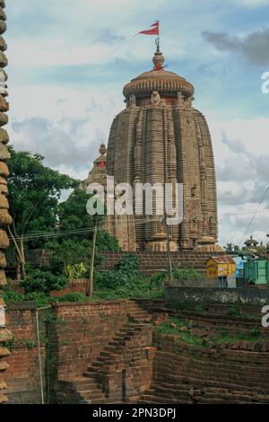 07 27 2007 Lingaraja Temple dedicated to Shiva Bhuvneshwar  Odisha, Orissa INDIA Asia. Stock Photo