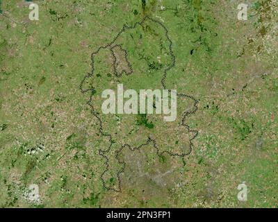 Staffordshire, administrative county of England - Great Britain. High resolution satellite map Stock Photo