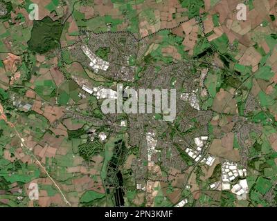 Tamworth, non metropolitan district of England - Great Britain. Diagram ...