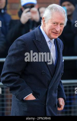 King Charles III, King of the United Kingdom, at an exterior engagement in London, UK Stock Photo