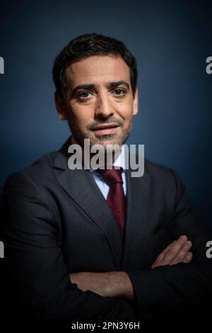 Stephane Sejourne during a photo session before an Interview at « Dimanche en politique » on, France. , . Photo by Eliot Blondet/ABACAPRESS.COM Credit: Abaca Press/Alamy Live News Stock Photo